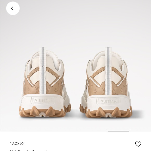 Louis Vuitton Cream and Tan Sneakers - Picture 5 of 6